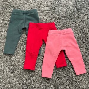 Bundle of Primary Baby Unisex Leggings | Size 6-12 Months